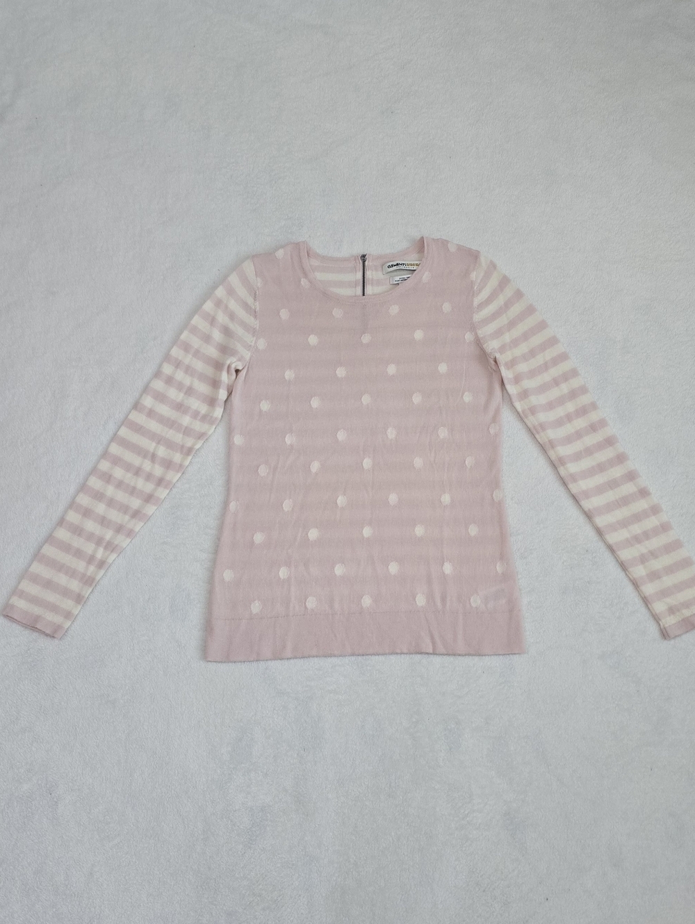 Clements Ribeiro Portobello Sweater Shirt Top Pink Extra Fine Merino Wool Medium